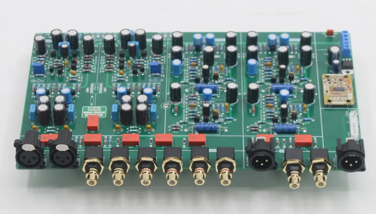 ACW-MBL36 Hi-Fi Preamp Board - MBL 6010D Clone - Balanced XLR & RCA Audio